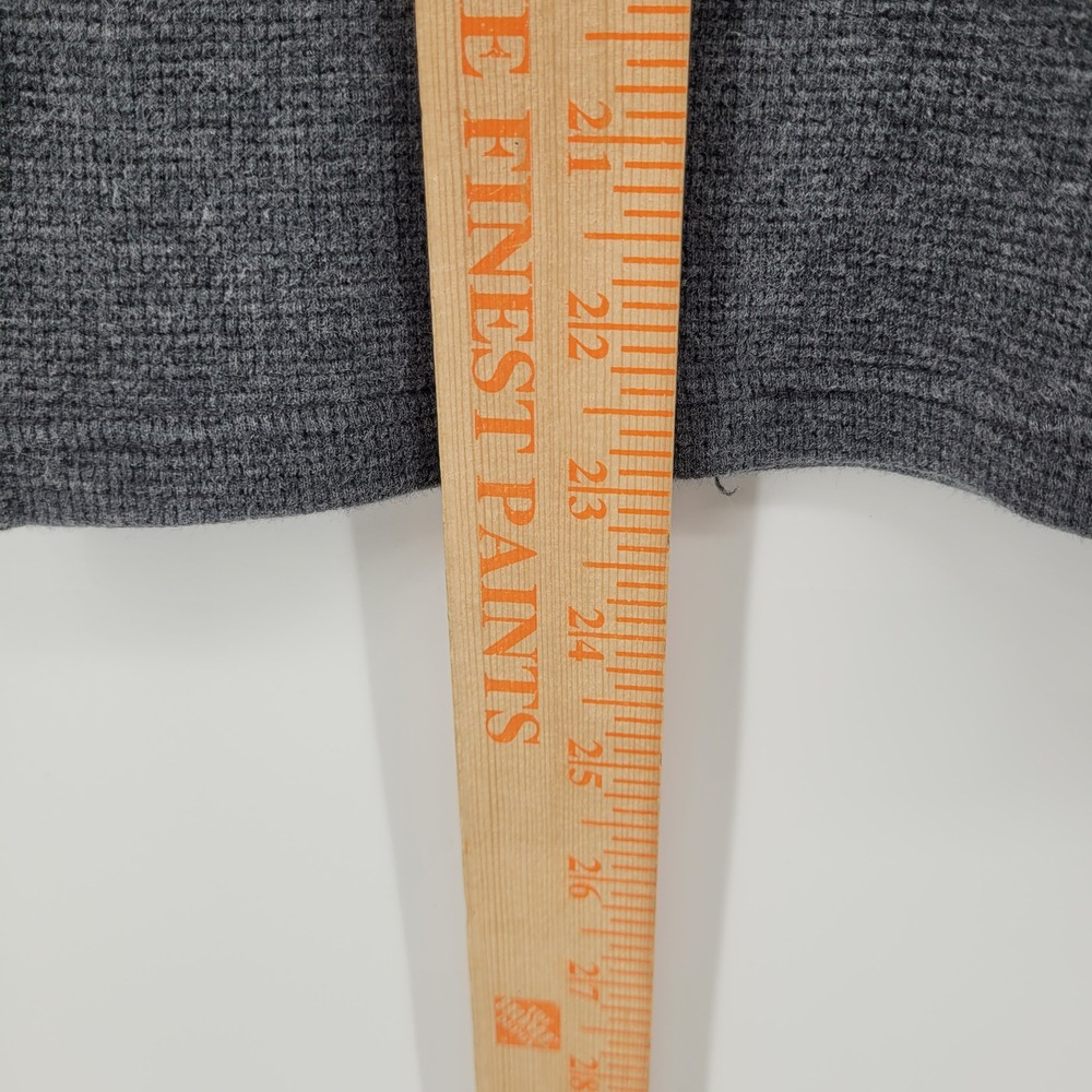 Polo Ralph Lauren Mens Small Gray Waffle Knit Thermal Long Sleeve Sleep Shirt - Picture 5 of 6